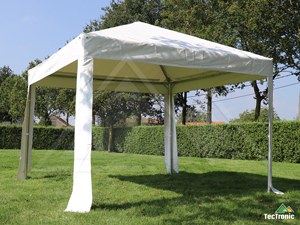 Heel stevige tent van 3x3 met high quality pvc zeilen